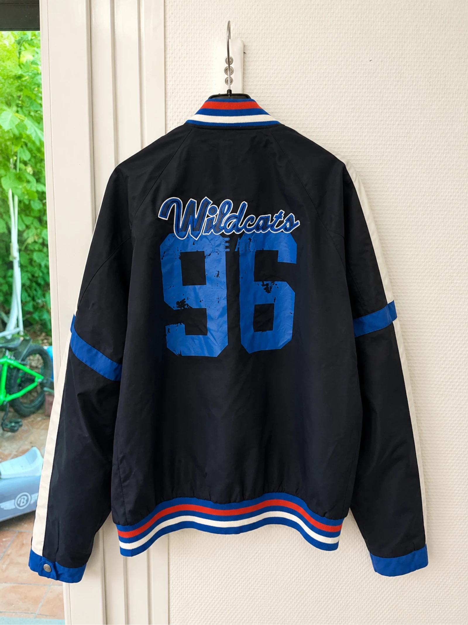Teddy Wildcats 96 WPM RGV black/blue varsity jacket – photo 2
